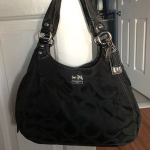 Coach black pocketbook
